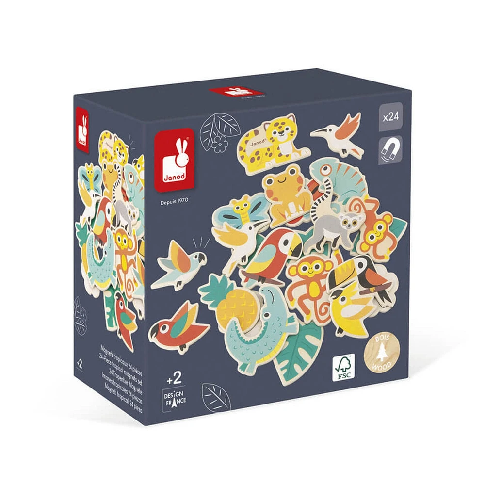 Aimants Tropicaux 24 Pièces