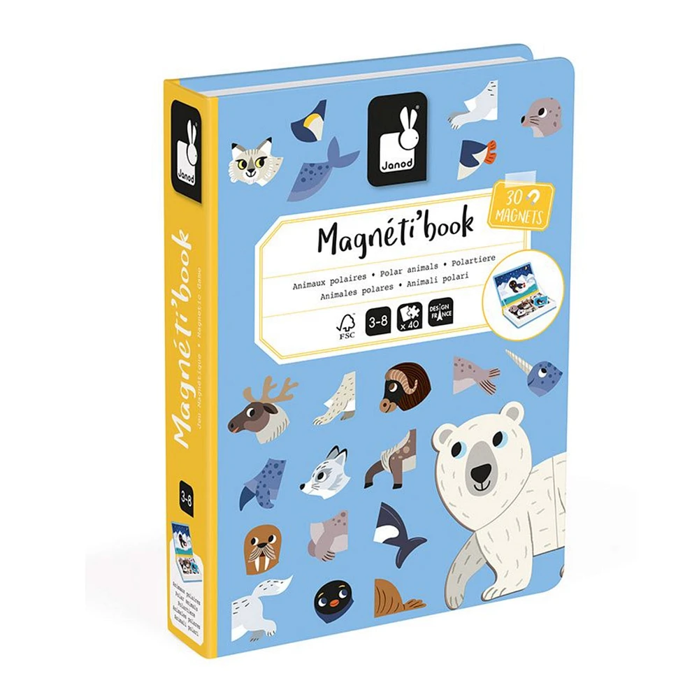 Livre Magnétique Animaux Polaires