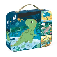 Casse-Tête 4 en 1 - Dinosaures