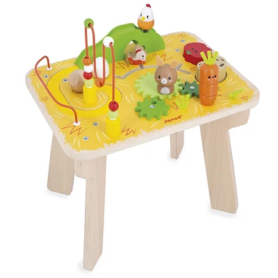 Wooden Farm Activity Table