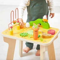 Wooden Farm Activity Table