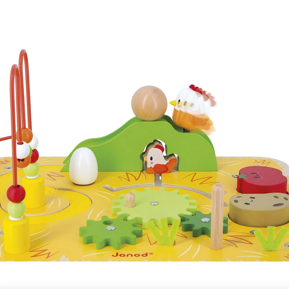 Wooden Farm Activity Table