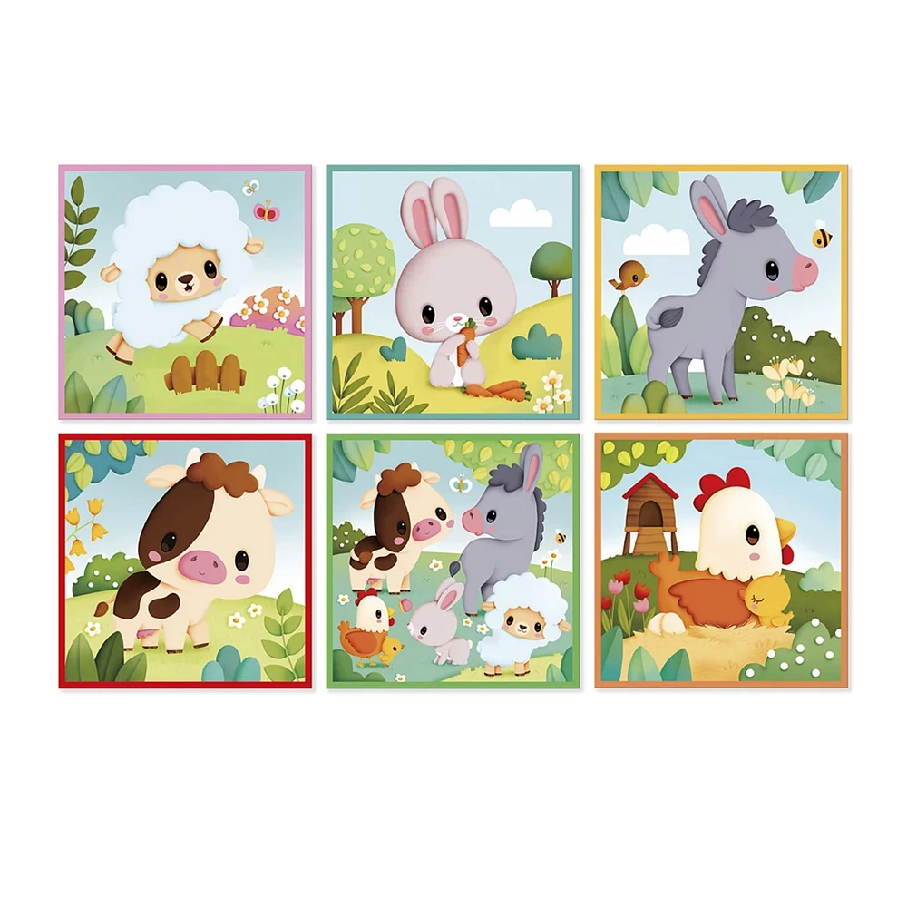 Cubes Animaux De La Ferme
