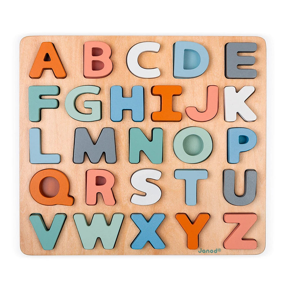Casse-Tête Alphabet en Bois - Sweet Cocoon