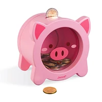 Tirelire Cochon en Bois