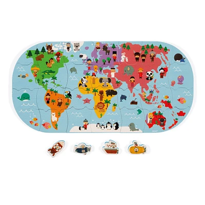 Jouet pour le Bain Carte du Monde