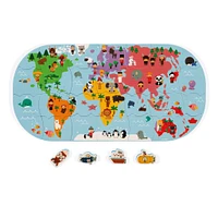Jouet pour le Bain Carte du Monde