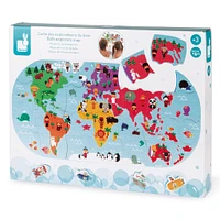 Jouet pour le Bain Carte du Monde