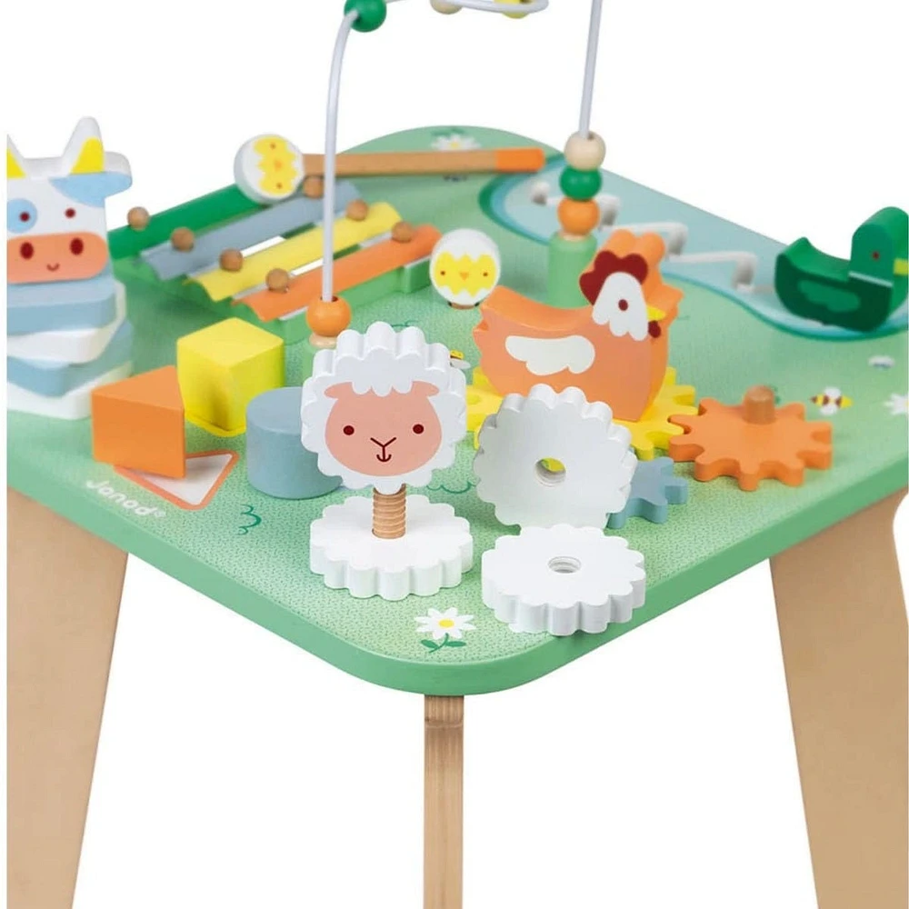 Table d'Activités en Bois -  Jolie Prairie