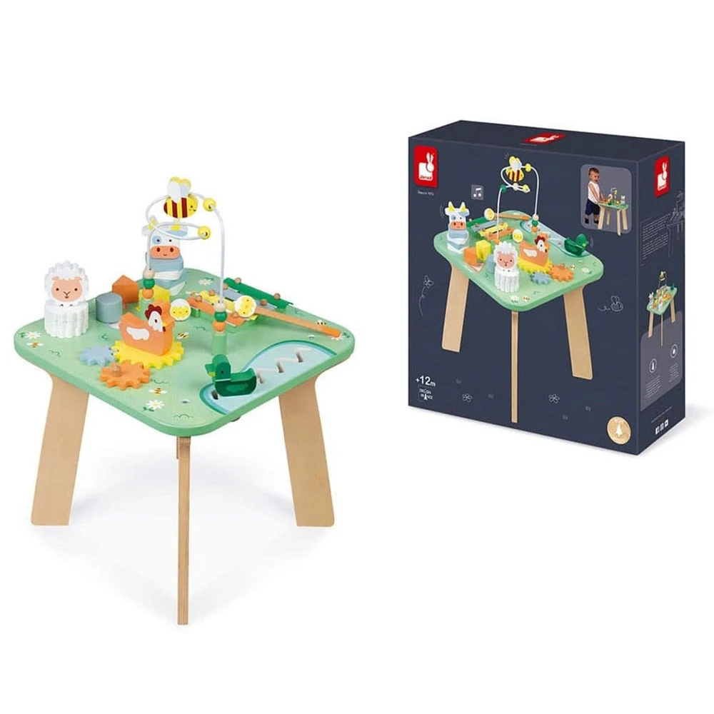 Table d'Activités en Bois -  Jolie Prairie