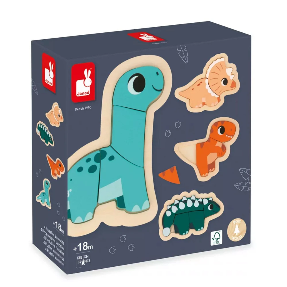 Casse-têtes en Bois - Dinosaures