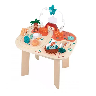 Table d'Activités en Bois - Dino
