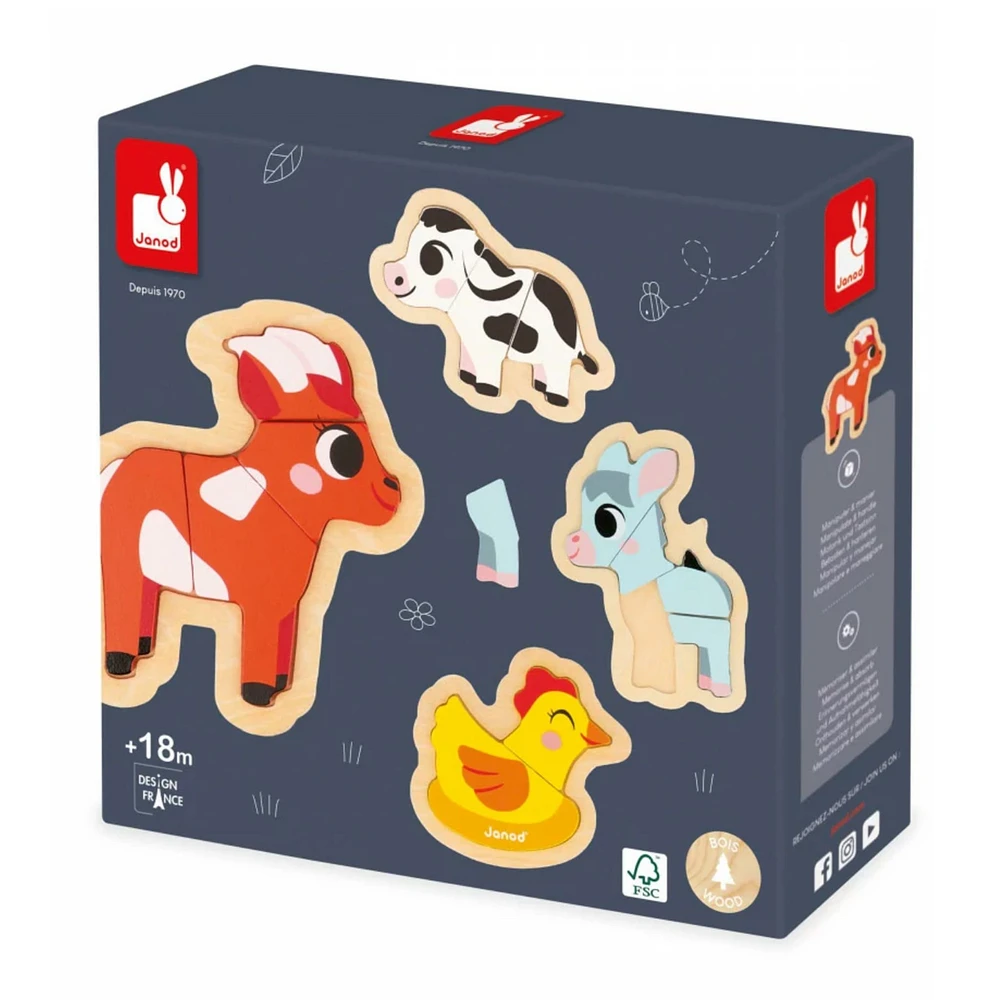 Wood Puzzle Farm
