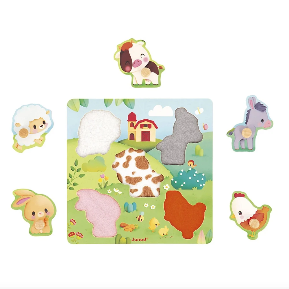 Puzzle Tactile Farm