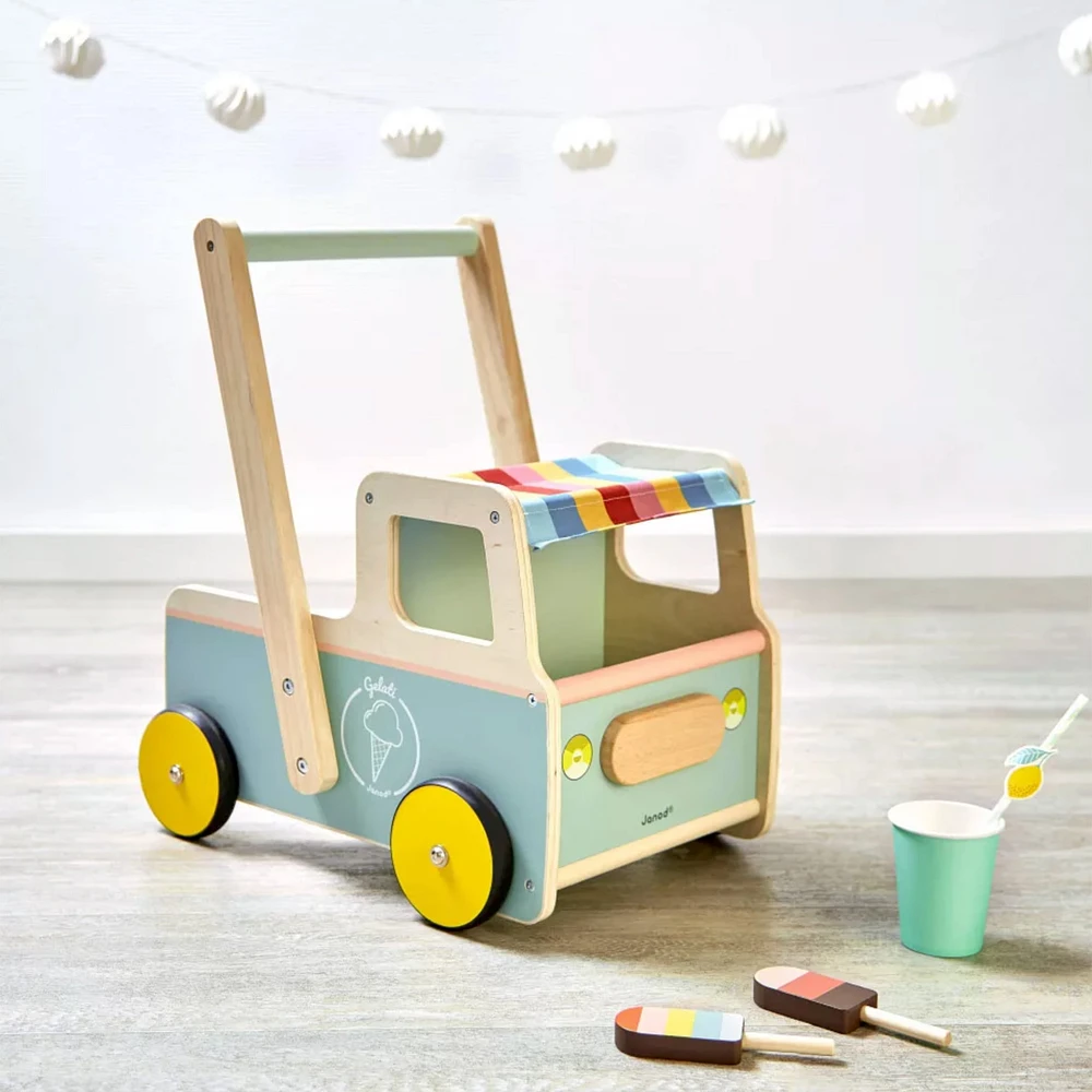 Ice Cream Cart Push-Along Trolley