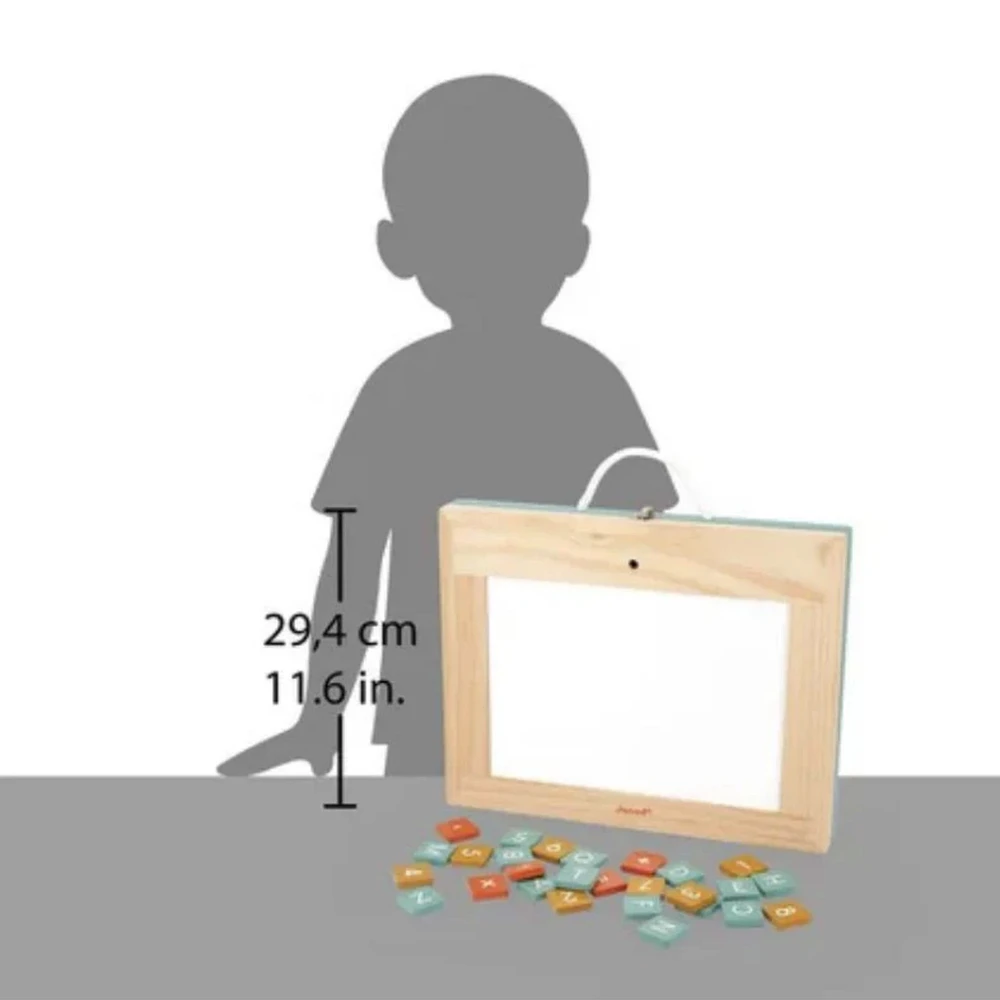 4-in-1 Portable Magnetic and Chalk Board