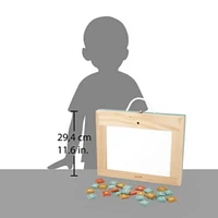 4-in-1 Portable Magnetic and Chalk Board