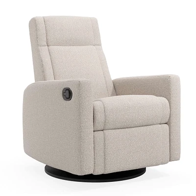 Rocking and Swivel Armchair Nelly - Beyond Sheep Vanilla / Black