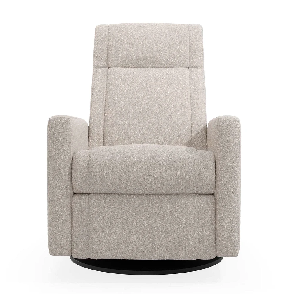 Rocking and Swivel Armchair Nelly - Beyond Sheep Vanilla / Black