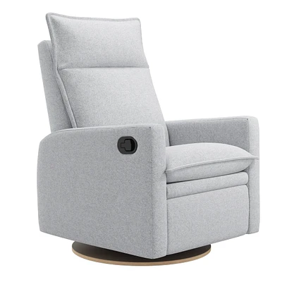 Rocking and Swivel Armchair Arya - Arlo Heather Silver