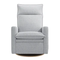 Rocking and Swivel Armchair Arya - Arlo Heather Silver