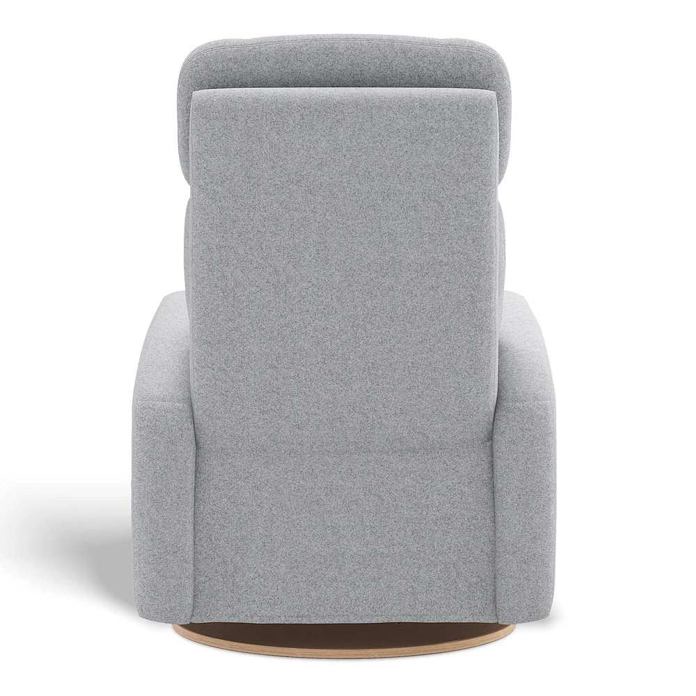 Upholstered  Rocking Armchair Swivel, Glider, Recliner Hailey - Arlo Heather Silver