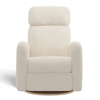 Fauteuil Berçant Inclinable Pivotant Hailey - Henequen (Tissu anti-tache)
