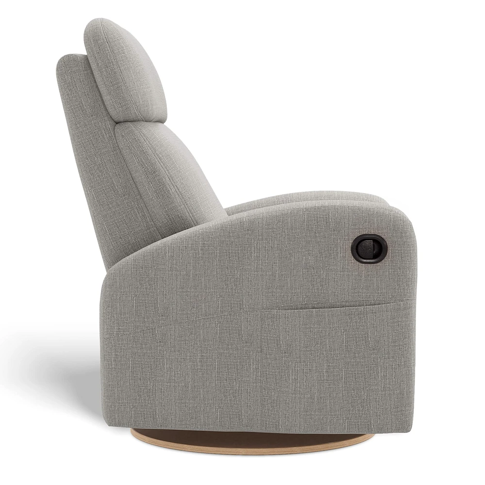 Fauteuil Berçant Inclinable Pivotant Hailey - Nubia Silver