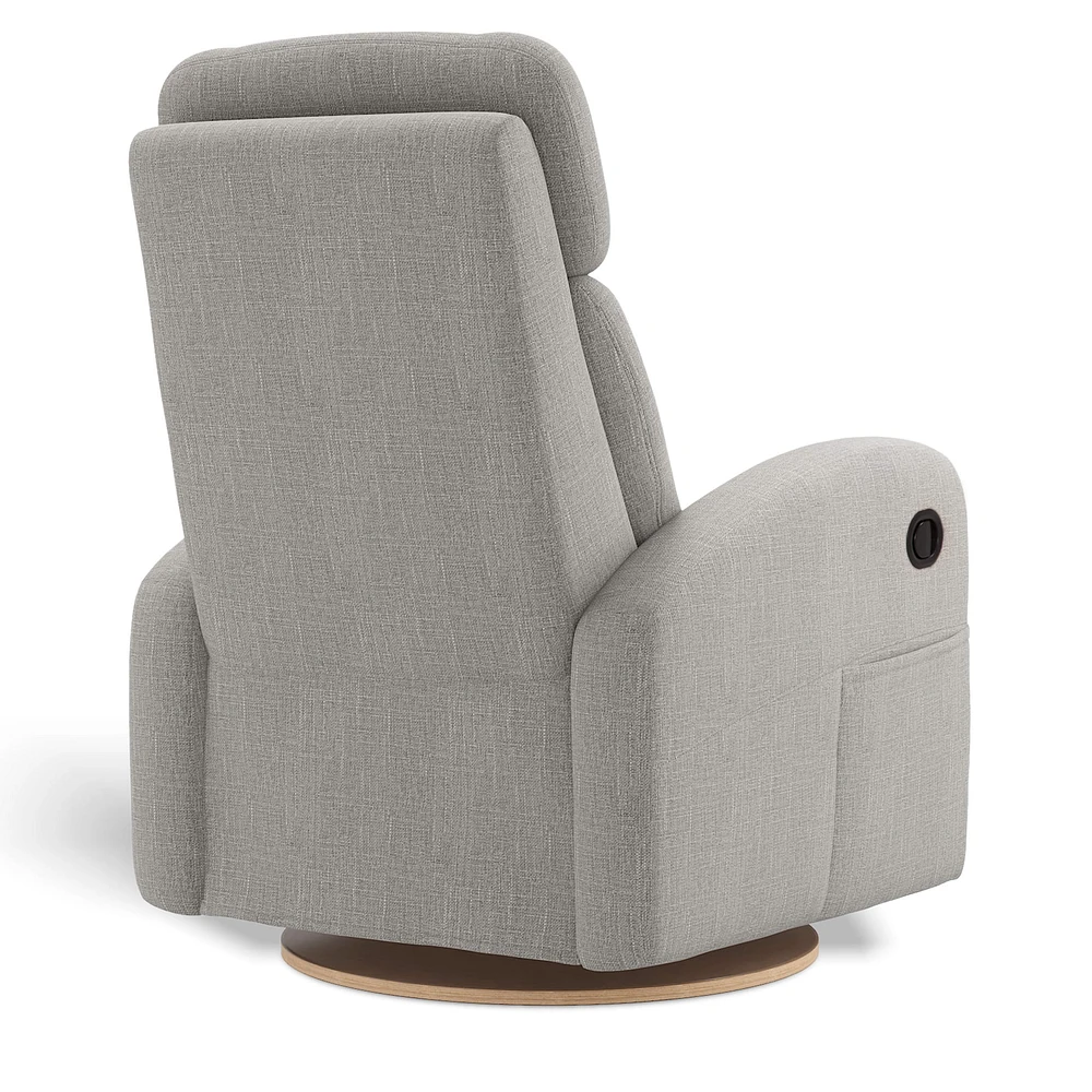 Fauteuil Berçant Inclinable Pivotant Hailey - Nubia Silver