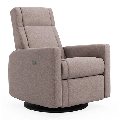 Rocking and Swivel Armchair Nelly - Arlo Beige - Motorized Electric
