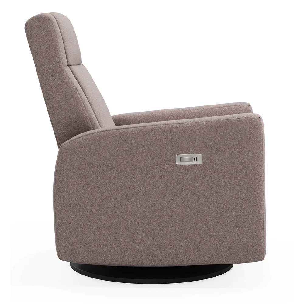 Rocking and Swivel Armchair Nelly - Arlo Beige - Motorized Electric