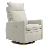 Rocking and Swivel Armchair Arya - Henequen - Motorized Electric