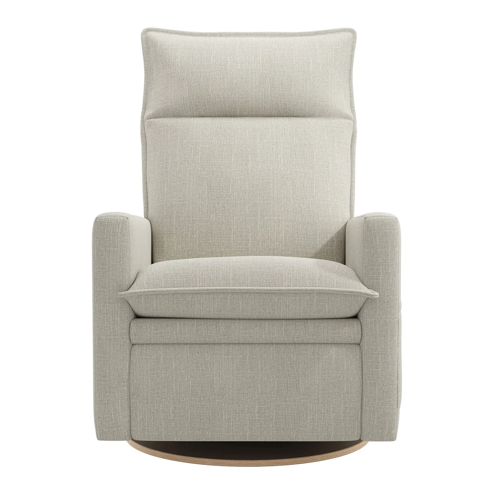 Rocking and Swivel Armchair Arya - Henequen - Motorized Electric