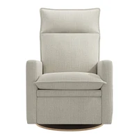 Rocking and Swivel Armchair Arya - Henequen - Motorized Electric