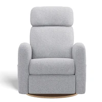 Fauteuil Berçant Inclinable Pivotant Hailey Arlo Heather Silver avec Mécanisme Électrique