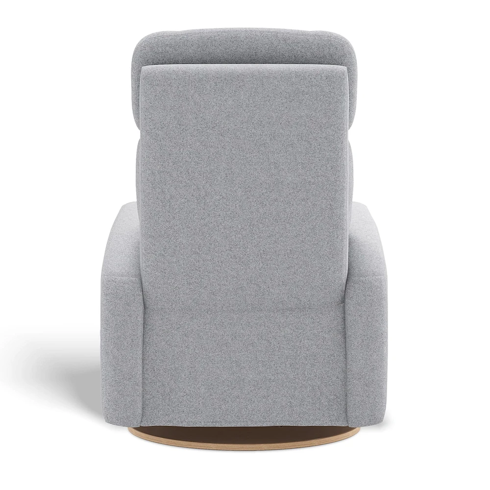 Fauteuil Berçant Inclinable Pivotant Hailey Arlo Heather Silver avec Mécanisme Électrique