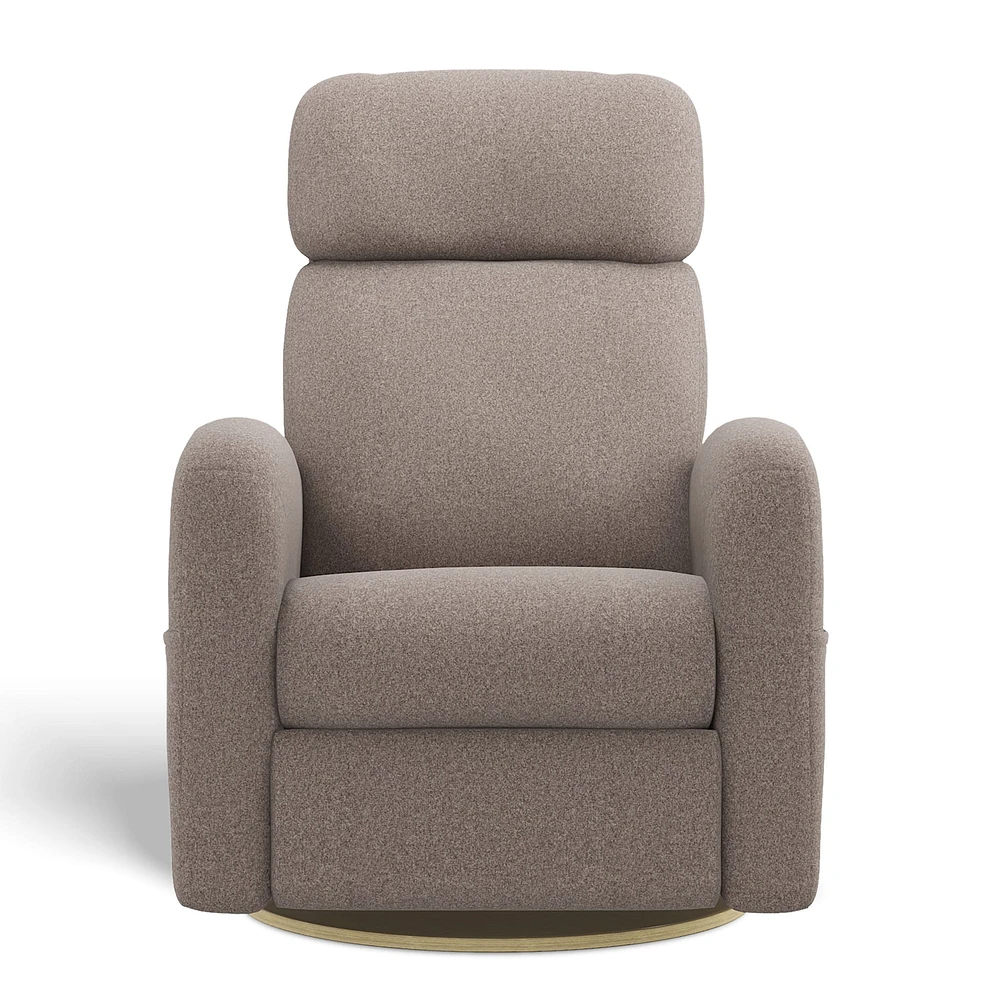 Fauteuil Berçant Inclinable Pivotant Hailey Arlo Beige avec Mécanisme Électrique