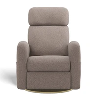 Fauteuil Berçant Inclinable Pivotant Hailey Arlo Beige avec Mécanisme Électrique