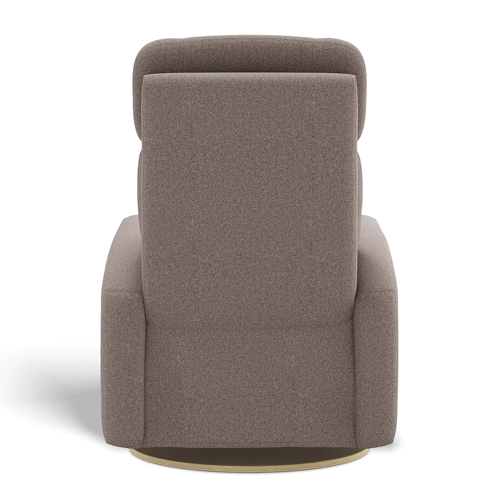 Fauteuil Berçant Inclinable Pivotant Hailey Arlo Beige avec Mécanisme Électrique