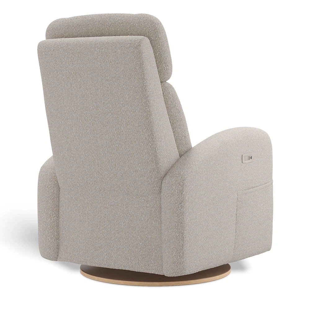 Fauteuil Berçant Inclinable Pivotant Hailey Beyond Sheep Vanilla avec Mécanisme Électrique