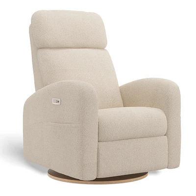 Fauteuil Berçant Inclinable Pivotant Hailey Beyond Sheep Cream avec Mécanisme Électrique