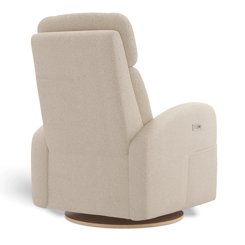 Fauteuil Berçant Inclinable Pivotant Hailey Beyond Sheep Cream avec Mécanisme Électrique
