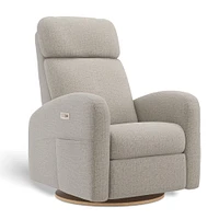Fauteuil Berçant Inclinable Pivotant Hailey Breather Driftwood avec Mécanisme Électrique