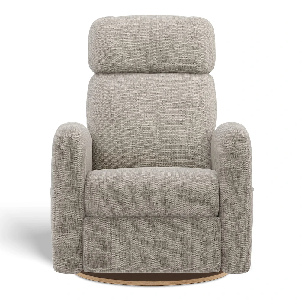 Fauteuil Berçant Inclinable Pivotant Hailey Breather Driftwood avec Mécanisme Électrique