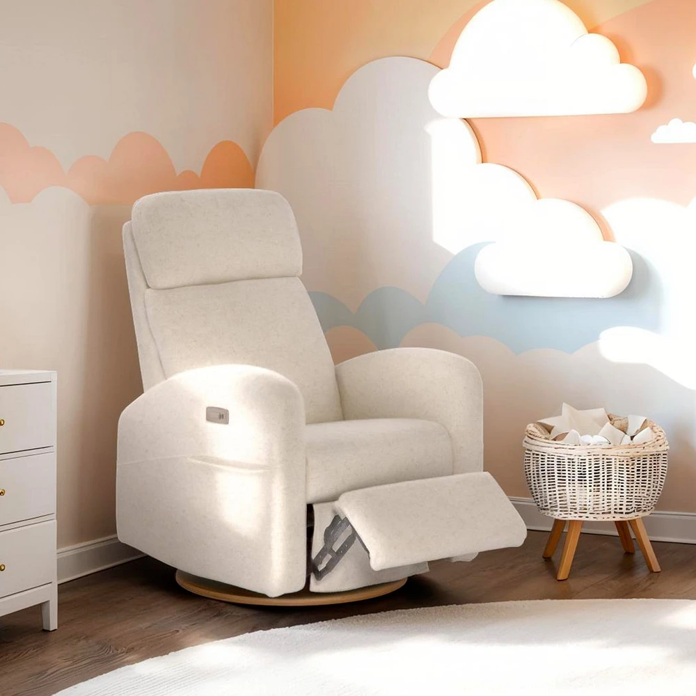 Upholstered Rocking Armchair Swivel, Glider, Recliner Hailey