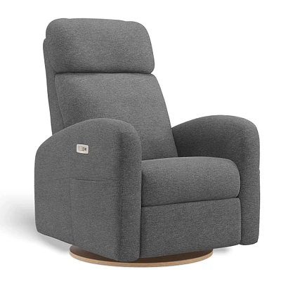 Fauteuil Berçant Inclinable Pivotant Hailey Nexus Charcoa avec Mécanisme Électrique