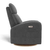 Fauteuil Berçant Inclinable Pivotant Hailey Nexus Charcoa avec Mécanisme Électrique