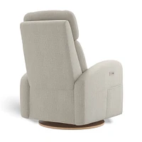 Fauteuil Berçant Inclinable Pivotant Hailey Nubia Silver avec Mécanisme Électrique