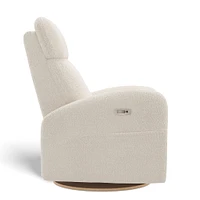 Fauteuil Berçant Inclinable Pivotant Hailey Puppy Pearl avec Mécanisme Électrique