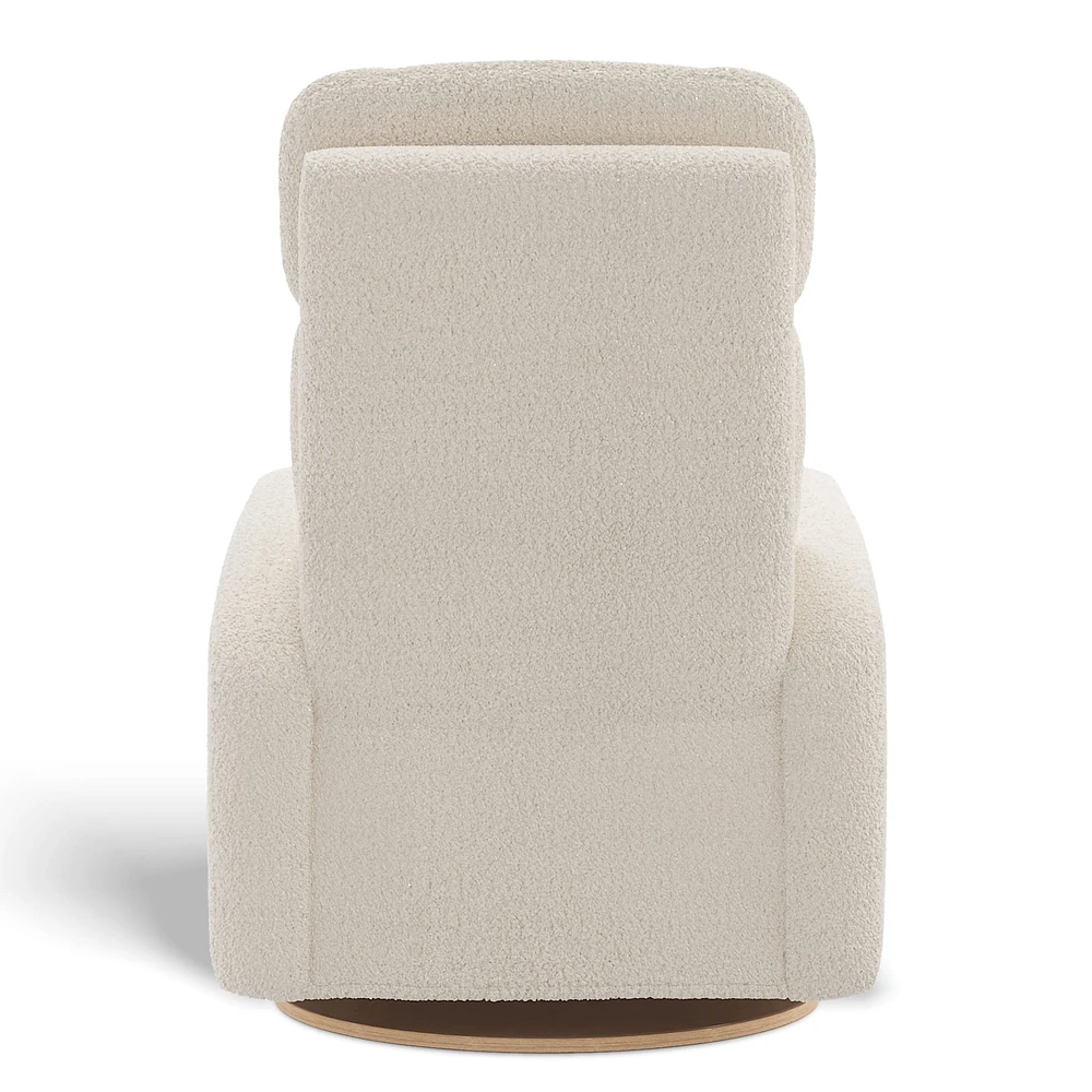 Fauteuil Berçant Inclinable Pivotant Hailey Puppy Pearl avec Mécanisme Électrique